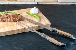 Hâws Set de trinchar Laguiole By , 2 piezas, Oliva MarrónPlateado Discount