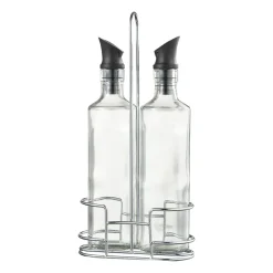 Dorre Set de vinagrera y aceitera Olive 35 cl, vidrio Transparente Hot