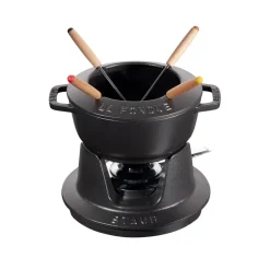 STAUB Otras Sartenes, Ollas Y Cacerolas<Set fondue 1,1 l, Negro