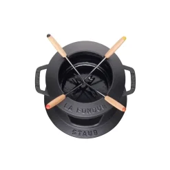 STAUB Otras Sartenes, Ollas Y Cacerolas<Set fondue 1,1 l, Negro