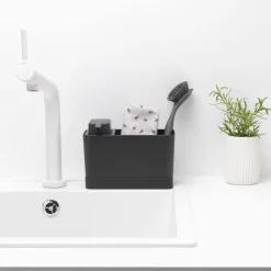 Brabantia Otros Utensilios De Limpieza<Set organizador para el fregadero , oscuro Gris