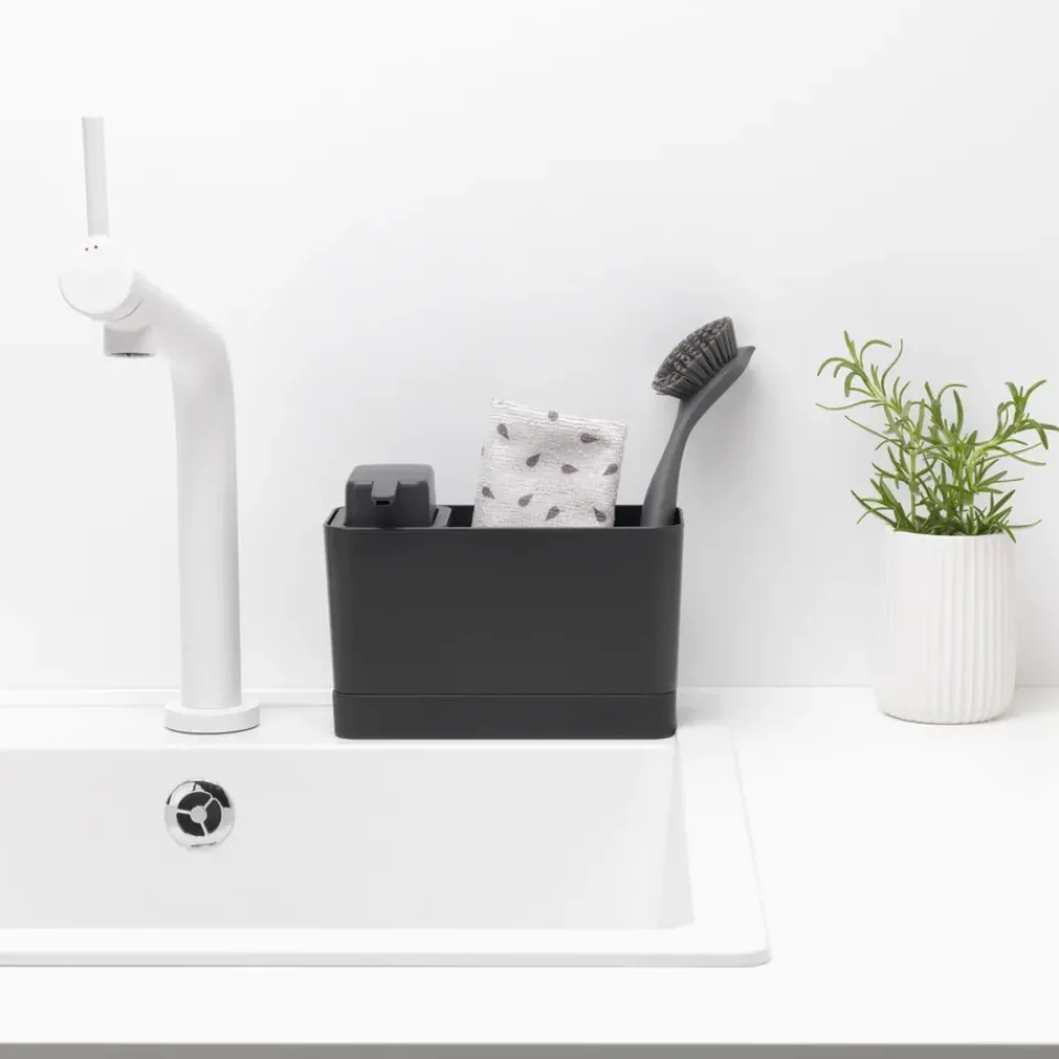 Brabantia Otros Utensilios De Limpieza<Set organizador para el fregadero , oscuro Gris