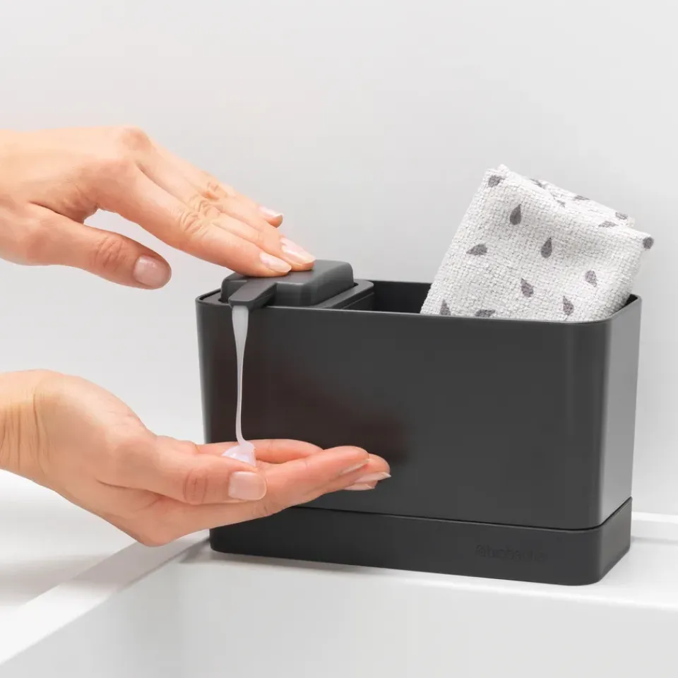 Brabantia Otros Utensilios De Limpieza<Set organizador para el fregadero , oscuro Gris
