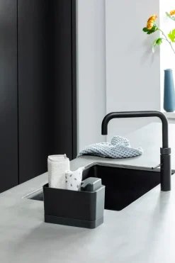 Brabantia Otros Utensilios De Limpieza<Set organizador para el fregadero , oscuro Gris