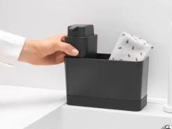 Brabantia Otros Utensilios De Limpieza<Set organizador para el fregadero , oscuro Gris