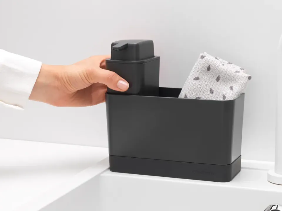 Brabantia Otros Utensilios De Limpieza<Set organizador para el fregadero , oscuro Gris