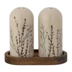 Bloomingville Molinillos De Sal Y Pimienta|Saleros Y Pimenteros<Set salero y pimentero Bea, 2 piezas, Natur Beige