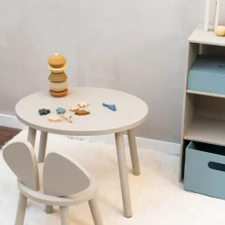 Nofred Set silla + mesa infantil Mouse, Beige New