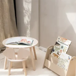 Nofred Set silla + mesa infantil Mouse, Abedul Beige