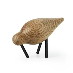 Normann Copenhagen Figuras Decorativas De Madera<Shorebird, roble-negro, pequeño MarrónNegro