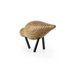 Normann Copenhagen Figuras Decorativas De Madera<Shorebird, roble-negro, pequeño MarrónNegro