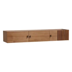 Woud Sideboard de pared Array, 150 cm, Nogal Marrón Best