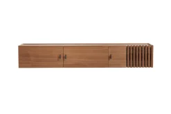 Woud Sideboard de pared Array, 150 cm, Nogal Marrón Best