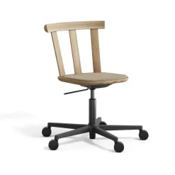 Stolab Silla Alt base giratoria con asiento tapizado roble, Hallingdal 65-220-natural aceite Beige Online