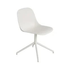 Muuto Silla auxiliar Fiber, Natural white-White (plástico) Blanco