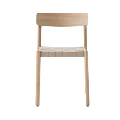 &Tradition Silla Betty TK1, Roble, asiento de lino natural trenzado Beige Online