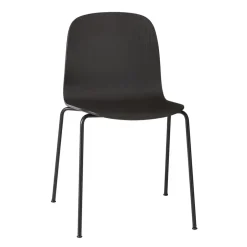 Muuto Silla con bastidor inferior de acero Visu, - Negro Discount