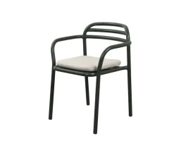 Cane-line Silla con reposabrazos Bliss, Dark green Verde Sale