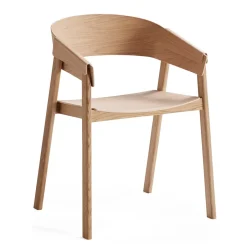 Muuto Silla con reposabrazos Cover, roble Marrón Online