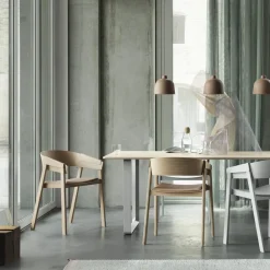 Muuto Silla con reposabrazos Cover, roble Marrón Online
