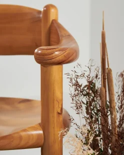 GUBI Sillas<Silla con reposabrazos Daumiller, Golden pine Marrón