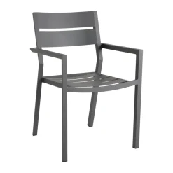 Brafab Sillas De Terraza|Sillas De Jardín Y Sillas De Exterior<Silla con reposabrazos Delia, Anthracite Gris