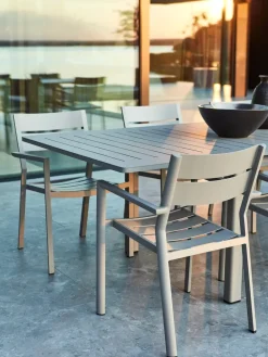 Brafab Sillas De Terraza|Sillas De Jardín Y Sillas De Exterior<Silla con reposabrazos Delia, Anthracite Gris