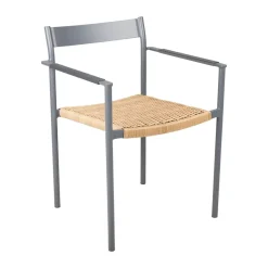 Brafab Sillas De Jardín Y Sillas De Exterior|Muebles De Terraza<Silla con reposabrazos DK, Anthracite Gris