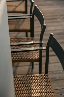 Brafab Sillas De Jardín Y Sillas De Exterior|Muebles De Terraza<Silla con reposabrazos DK, Anthracite Gris