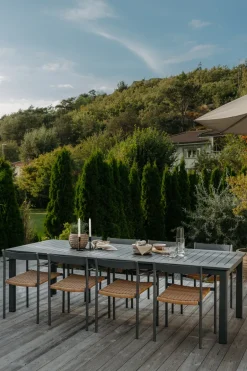 Brafab Sillas De Jardín Y Sillas De Exterior|Muebles De Terraza<Silla con reposabrazos DK, Anthracite Gris