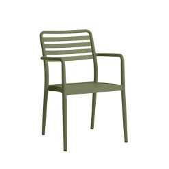 1898 Sillas De Terraza|Sillas De Jardín Y Sillas De Exterior<Silla con reposabrazos Messina, Moss green Verde
