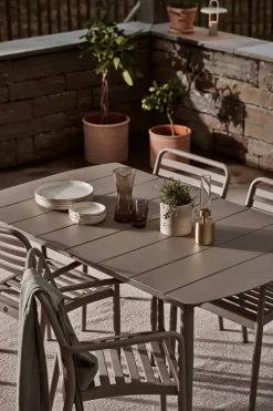 1898 Sillas De Terraza|Sillas De Jardín Y Sillas De Exterior<Silla con reposabrazos Messina, Taupe Beige