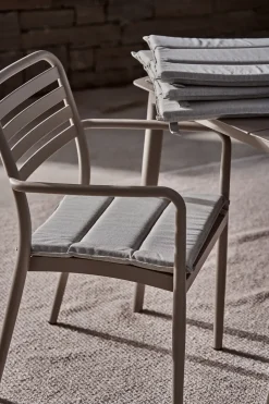 1898 Sillas De Terraza|Sillas De Jardín Y Sillas De Exterior<Silla con reposabrazos Messina, Taupe Beige