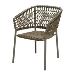 Cane-line Silla con reposabrazos Ocean soft rope, Taupe Beige Hot