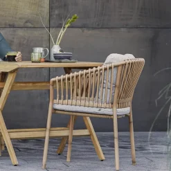 Cane-line Silla con reposabrazos Ocean aluminio, Natural Beige Sale