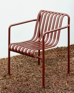 HAY Sillas De Terraza|Sillas De Jardín Y Sillas De Exterior<Silla con reposabrazos Palissade Dining, Iron red Rojo