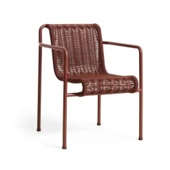 HAY Sillas De Terraza|Sillas De Jardín Y Sillas De Exterior<Silla con reposabrazos Palissade Cord Dining, Iron red Rojo