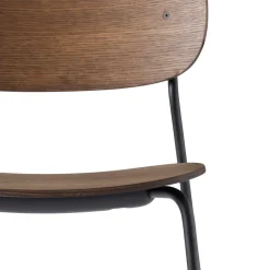 Audo Copenhagen Sillas<Silla de comedor con patas negras Co , Roble teñido oscuro Marrón