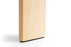 HAY Silla de comedor Crate con reposabrazos en pino lacado, Pino lacado al agua Beige