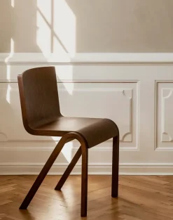 Audo Copenhagen Sillas<Silla de comedor Ready, Roble teñido Rojo