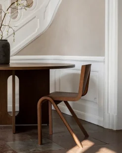 Audo Copenhagen Sillas<Silla de comedor Ready, Roble teñido Rojo