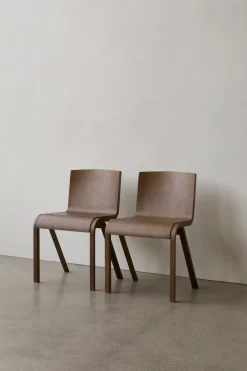 Audo Copenhagen Sillas<Silla de comedor Ready, Roble teñido Rojo