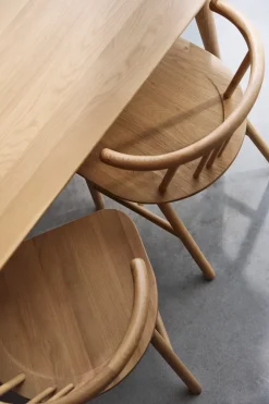 NJRD Sillas<Silla de comedor VIOR, Roble lacado Beige