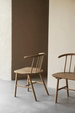 NJRD Sillas<Silla de comedor VIOR, Roble lacado Beige