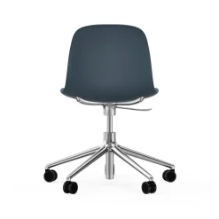 Normann Copenhagen Sillas De Oficina<Silla de oficina Form chair swivel 5W, , ruedas de aluminio Azul