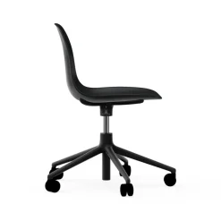 Normann Copenhagen Silla de oficina Form chair swivel 5W, , aluminio , ruedas Negro Hot