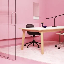 Normann Copenhagen Silla de oficina Form chair swivel 5W, , aluminio , ruedas Negro Hot