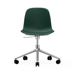 Normann Copenhagen Sillas De Oficina<Silla de oficina Form chair swivel 5W, , aluminio, ruedas Verde