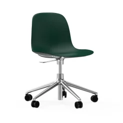 Normann Copenhagen Sillas De Oficina<Silla de oficina Form chair swivel 5W, , aluminio, ruedas Verde