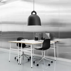 Normann Copenhagen Sillas De Oficina<Silla de oficina Form chair swivel 5W, , aluminio, ruedas Verde